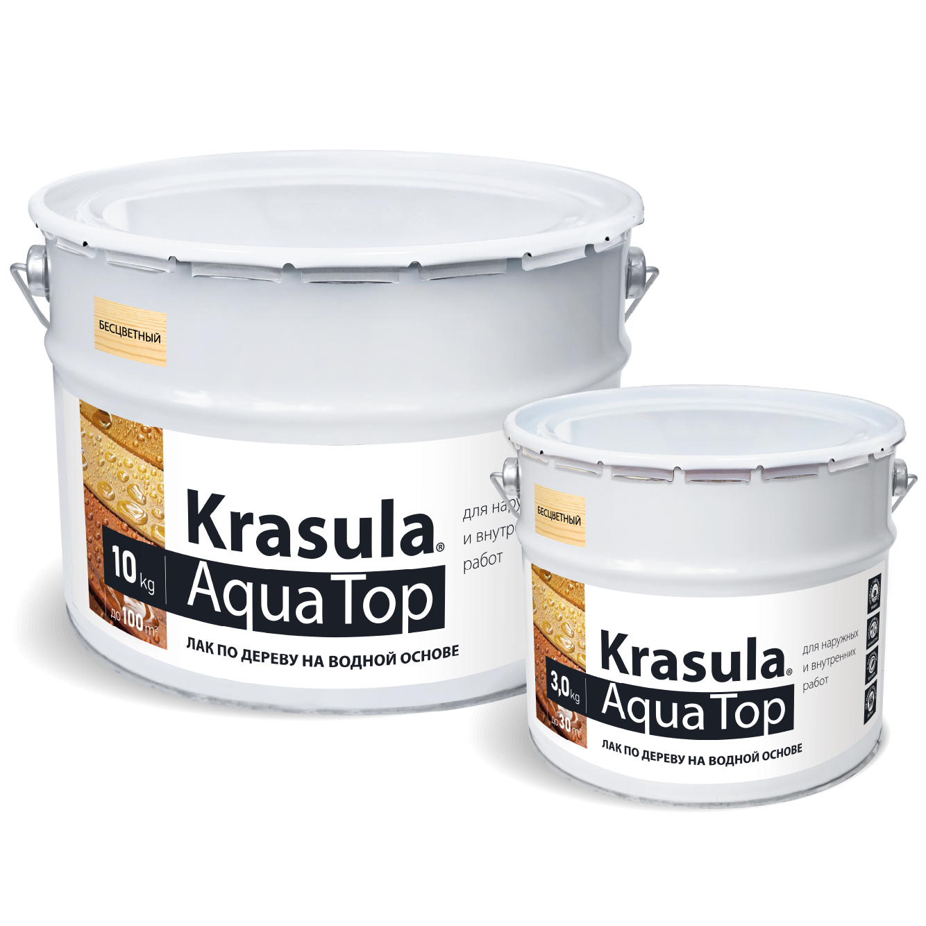 Защитно-декоративный состав «Krasula® Aqua Top»